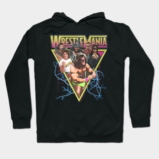 Group Shot Vintage Wrestlemania Hoodie